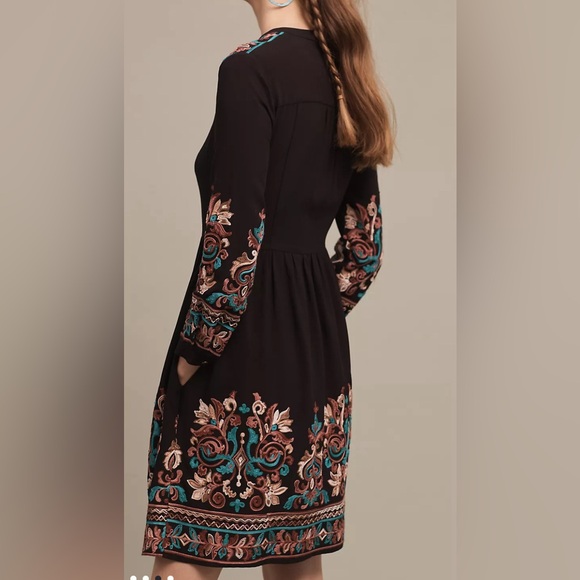 Anthropologie Floreat Avery Embroidered Dress - Picture 2 of 16